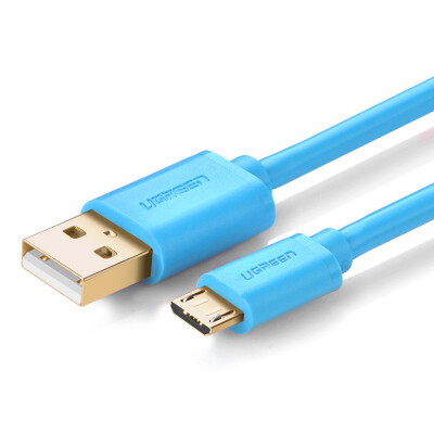 

Green Alliance fast charge Andrews data cable 2A mobile phone charging cable Micro USB charger line support Huawei millet vivo oppo red rice Samsung Meizu 025 m 10868 blue