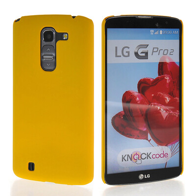 

MOONCASE Hard Rubberized Rubber Coating Devise Back чехол для LG Optimus G Pro 2 F350 Yellow