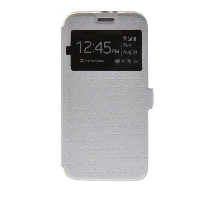 

MOONCASE New Fashion Leather Side Flip Wallet Card Stand Pouch ЧЕХОЛ ДЛЯ Samsung Galaxy S6 White