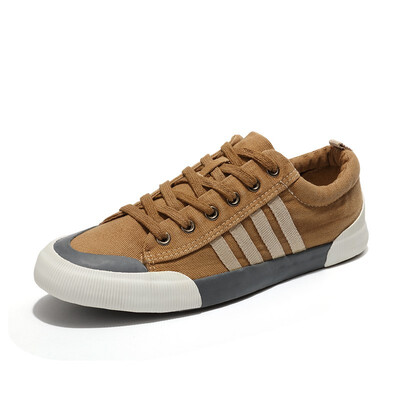 

Mens Shoes Fashion Casual Canvas Shoes Light Breathable Lace Up Shoes Red Green Grey Blue Khaki Size 39-44