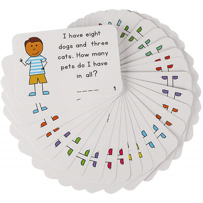 

72 pc- Sentences Answer Questions Sheet Flash Cards-English word learning card&pocket size flash card for Preschool children