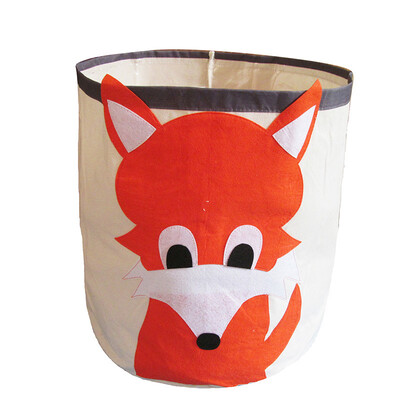 

Storage Bin Organizer Collapsible Laundry basket Fox