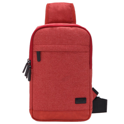 

Tianyi TINYAT men&39s bracelet men&women general large-capacity chest bag outdoor leisure small waistpack tide messenger bag Japan&South Korea multi-pocket sports bag T602 orange