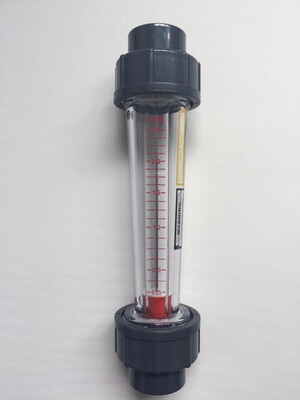

157 x 925 Inch Plastic Metal 250-2500LH Plastic Tube Type Liquid Water LZS-25 Flow Meter