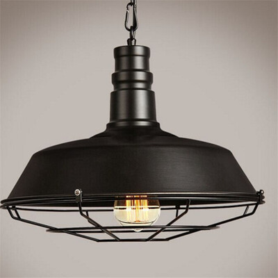 

Baycheer HL454208 Industrial Pendant Light in BarnWearhousevintage Style with 1417W Metal Shade Black
