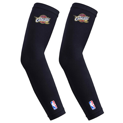 

NBA Basketball Arm Bracers Sports Protector Elastic Pressure Arm Extended Luminous Breathable Elbow Arm 2 Only Base Black M / L