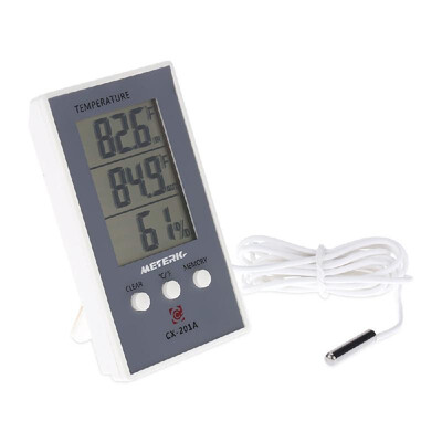 

Romacci Meterk LCD Digital IndoorOutdoor Thermometer Hygrometer Temperature Humidity Measurement °C°F Max Min Value Display