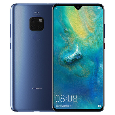 

Huawei HUAWEI Mate 20 Kirin 980AI smart chip full screen super macro image large wide angle Leica three photo 6GB128GB sapphire blue full Netcom version dual 4G mobile phone