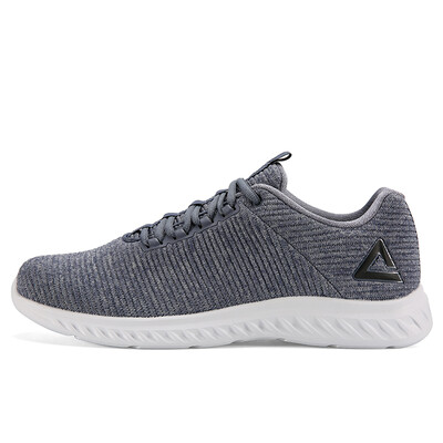 

PEAK mens shoes running shoes shock absorption wear lightweight comfortable casual light mens running shoes sports shoes DH830007 dark gray purple 40 yards