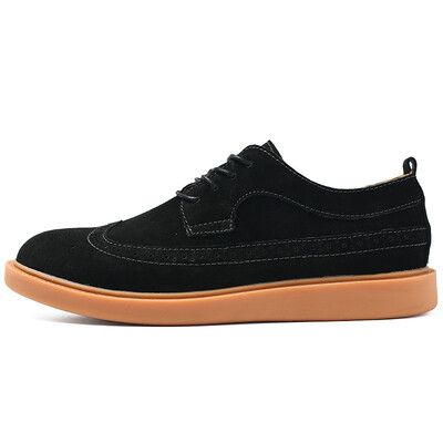 

Autumn 2018 new mens shoes leather mens bean shoes Korean fashion Joker personality casual shoes
