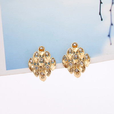 

New Fashion European American Pendientes Simple Non-pierced Ear Cuff Crystal Clip Earrings for Women Jewelry Gift Brincos
