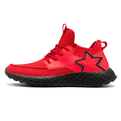 

2018 autumn breathable mens shoes autumn mesh shoes Korean version of the tide fashion thick-soled shoes sports mens running sho