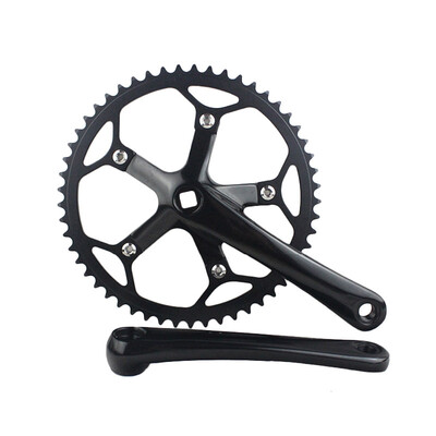 

412 folding bike Crankset Bicycle Parts mountain bike BMX Cranks chain wheel BCD130mm 53T single speed chainwheel