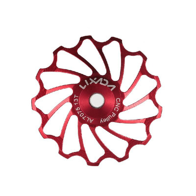 

Lixada MTB Road Bike Ceramic Pulley 7075 Aluminum Alloy Rear Derailleur 11T Guide Cycling Ceramics Bearing Jockey Wheel