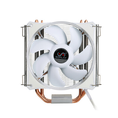 

SOPLAY CPU Cooler 4 Heatpipes 4pin 12cm Green LED Fan PC Computer for Intel LGA 115X AMD All Series CPU Cooling Radiator Fan