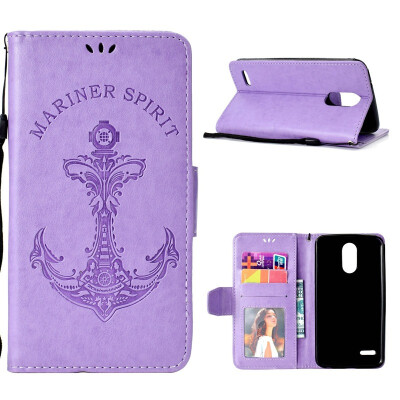 

MOONCASE Huawei P20 Embossed Mermaid Anchor Leather Case - Purple