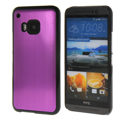 

MOONCASE Fashion Brushed Aluminium Metal Hard Case Cover for HTC One M9 Purple