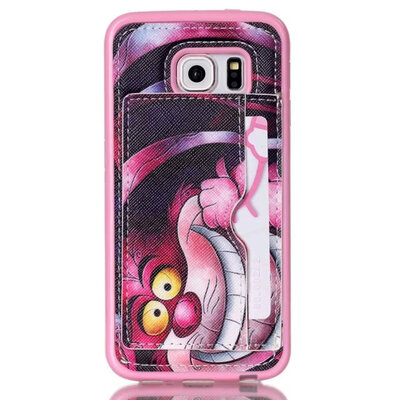

MITI Case For Samsung S6 Edge Colorful Painting Luxury PU Leather Back Cover For Samsung S6 Edge