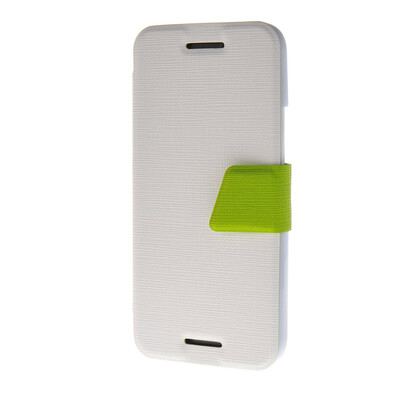 

MOONCASE Ultra Slim Leather Side Flip Wallet Stand Pouch ЧЕХОЛ ДЛЯ HTC One M9 White