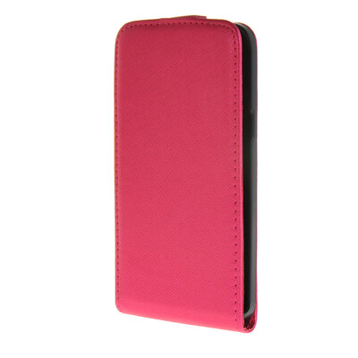 

MOONCASE Premium PU Leather Pouch Flip чехол для Samsung Galaxy J5 Hot pink