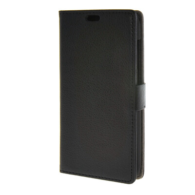 

MOONCASE Litch Skin Leather Card Slot Wallet Bracket Back чехол для Huawei Y625 Black