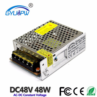 

Switching Power Supply 48V 1A 48W Power Adapter Driver Transformer AC100-240V Input to DC48V SMPS For LED Lighting CNC 3D Print