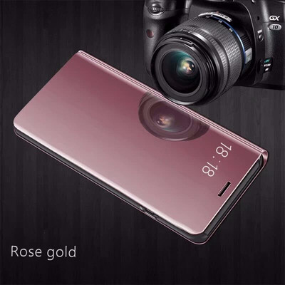 

Goowiiz Phone Case For Samsung Galaxy A9 StarA9 Star LiteNote 9 Luxury Slim Mirror Flip Shell Stand Leather Smart Cover