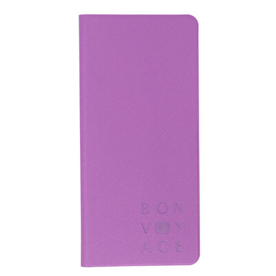 

Pack all travel storage documents folder passport protection certificate storage bag multi-function passport holder card package purple
