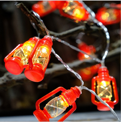 

LED battery creative Mini Lantern Festival wedding Halloween decorating lamp bedroom outdoor lantern string