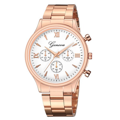 

GENEVA quartz watch 532 Roman numerals
