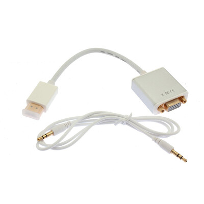 

оптовые HDMI для VGA видео конвертер Audio Cable кабель адаптер + 3,5 мм новых