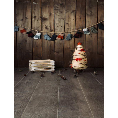 

Xmas Gloves Photo Backdrop 57FT Vinyl Fabric Cloth Digital Printing Photo Background st-600