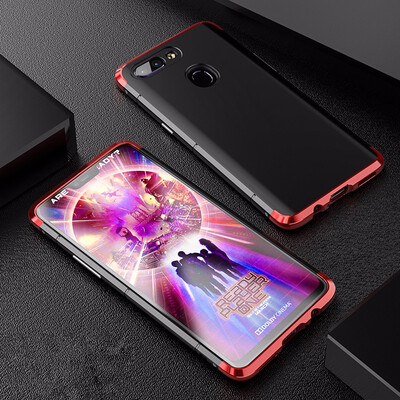 

Goowiiz Phone Case For Oppo R9R9sR11R11 Plus Luxury 3 in1 Metal PC Hard Hybrid Slim Back Case Full Protection