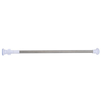 

UpperX Stainless Steel Round Head Extendable Telescopic Tension Shower Curtain Rods 70-120cm