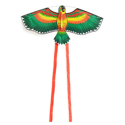

Colorful Cartoon Parrot Kite Outdoor Sport Single Line Flying Kite with Tail 50m Flying Line for Kids Adults