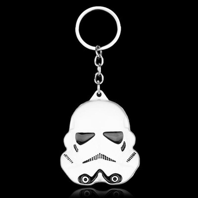 

Star Wars White Soldier Black Warrior Star Wars Keychain