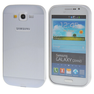 

MOONCASE 2 IN 1 жесткий бампер вставить обложка чехол для Samsung Galaxy I9080 Гранд & Galaxy I9082 Гранд Duos Серебряный