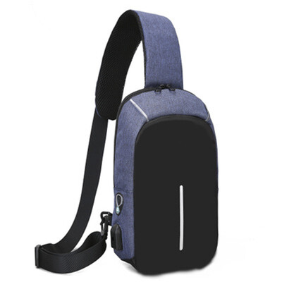 

ZHANAO creative mens chest bag outdoor casual mens bag multi-function bag