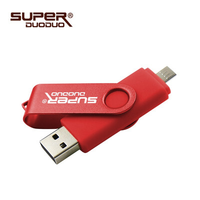 

newest colorful otg pendrive 64gb 32gb usb flash drive 20 16gb 8gb 4gb rotation u disk redblack for phonetablets