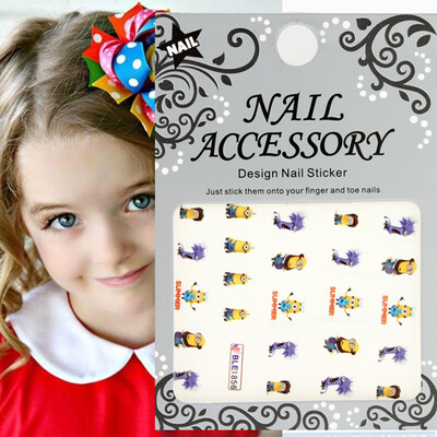 

Sticker 11 Style DIY Despicable Me Nail Art Chic Stencil Tips