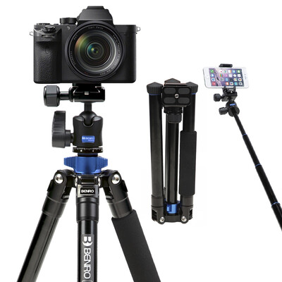 

Benro tripod it25 Canon Nikon SLR camera tripod light travel SLR camera tripod PTZ