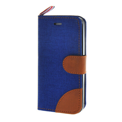 

MOONCASE iPhone 5 / 5S , Leather Wallet Flip Card Holder Pouch Stand Back ЧЕХОЛ ДЛЯ Apple iPhone 5/ 5S Dark blue