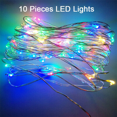 

JULELYS 3M 30 Bulb Festoon USB Copper Wire Decorative Lights LED Decoration For Holidays Valentine Birthday Christmas String Light