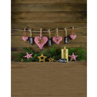 

Xmas Lovely Childhood Photo Backdrop 57FT Vinyl Fabric Cloth Digital Printing Photo Background st-629
