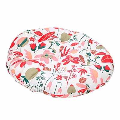 

Seat Cushion New Cotton Linen Throw Pillows Floor Pouf Round Soft Chair Rural Style Futon mat