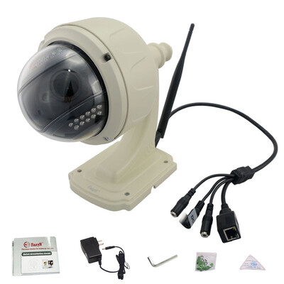 

EasyN 1BF 5X OPTICAL ZOOMWIFI IP DOMEOUTDOOR WATERPROOFH264 720P16GTFcardMicro SD card