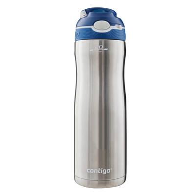 

Contigo lock stainless steel vacuum flask sports cold water cup 590ml blue cup cover HBC-ASH047