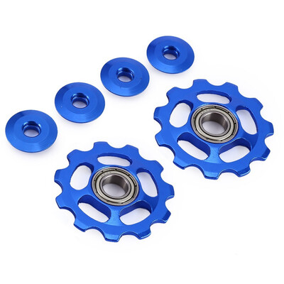 

2 x Bike 11T Aluminum Sealed Bearing Jockey Wheel Rear Derailleur Pulleys 11 teeth bicycle rear derailleur accessory