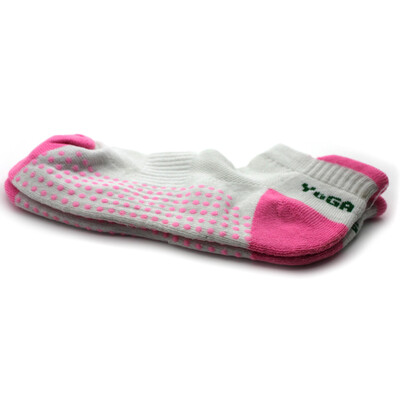 

Vanker Women Professional Short Yoga Hosiery Non Slip Excise Massage Ankle Socks Pink
