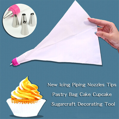 

mymei New Icing Piping Nozzles Tips Pastry Bag Cake Cupcake Sugarcraft Decorating Tool